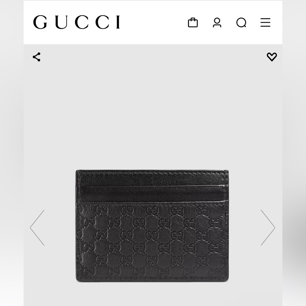 GUCCI Microguccisima card holder